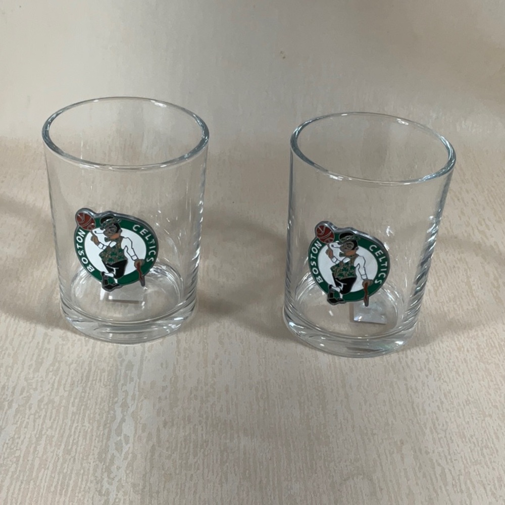 NBA Boston Celtics 10 oz Rocks Glass Set - Picture 7 of 7